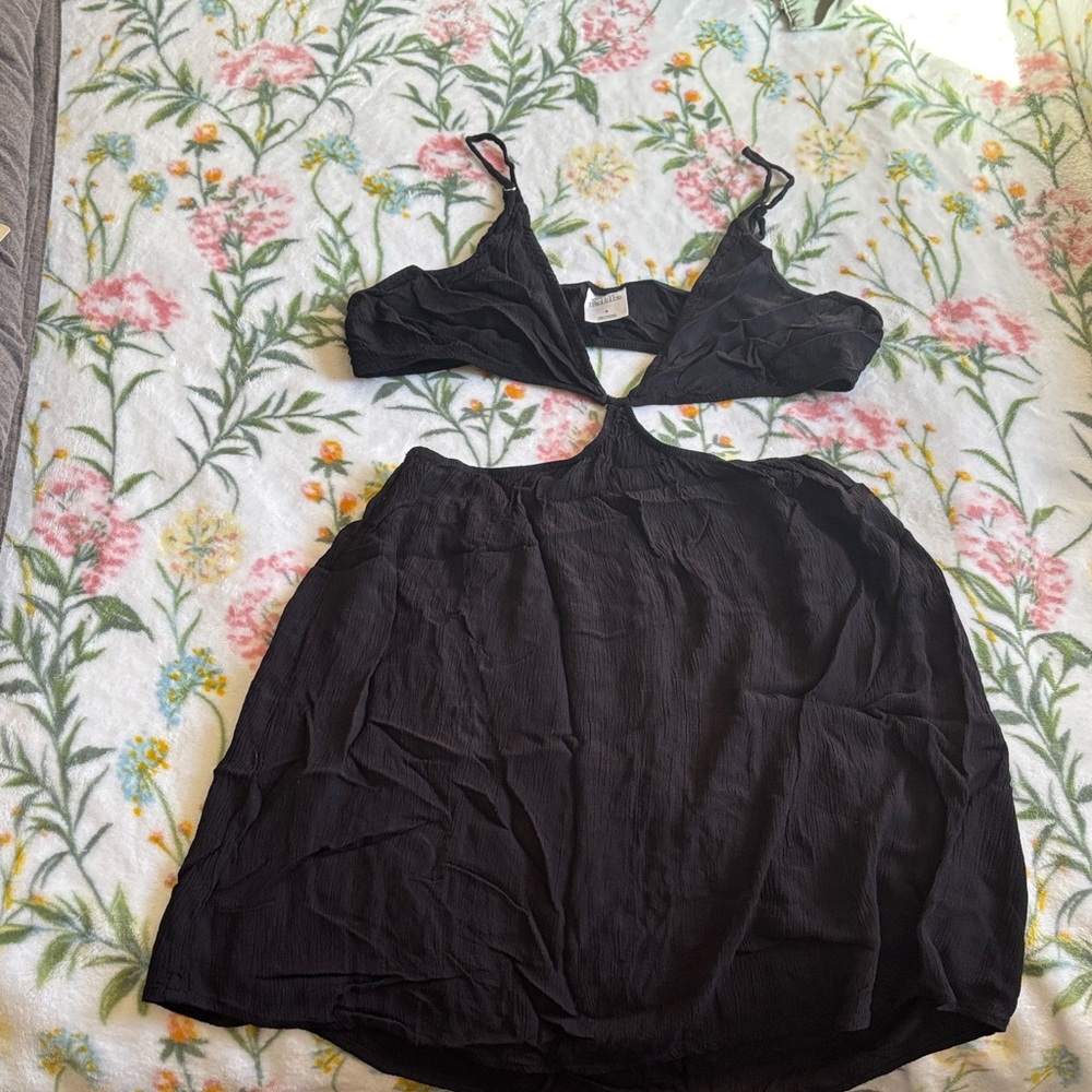 Wild Fable Black Swim Coverup Set